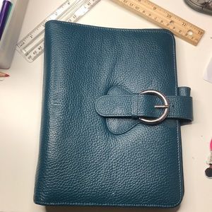 Franklin Covey blue  7 ring planner